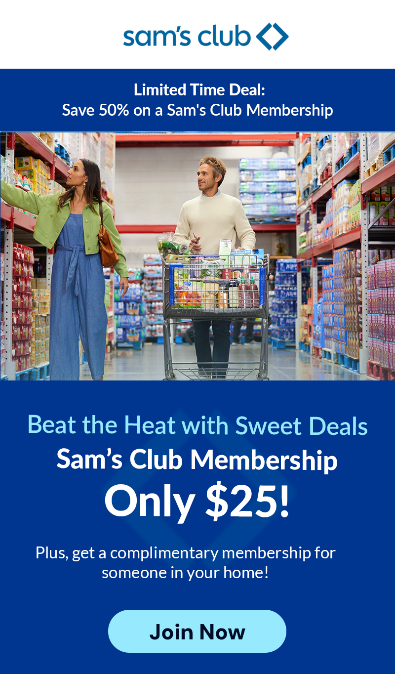 Sams Club Membership Offer